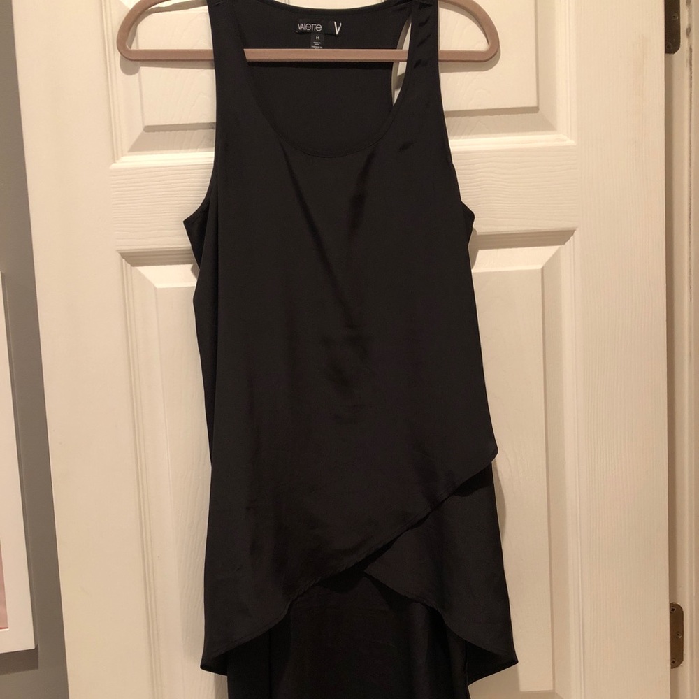 Black High Low Tank